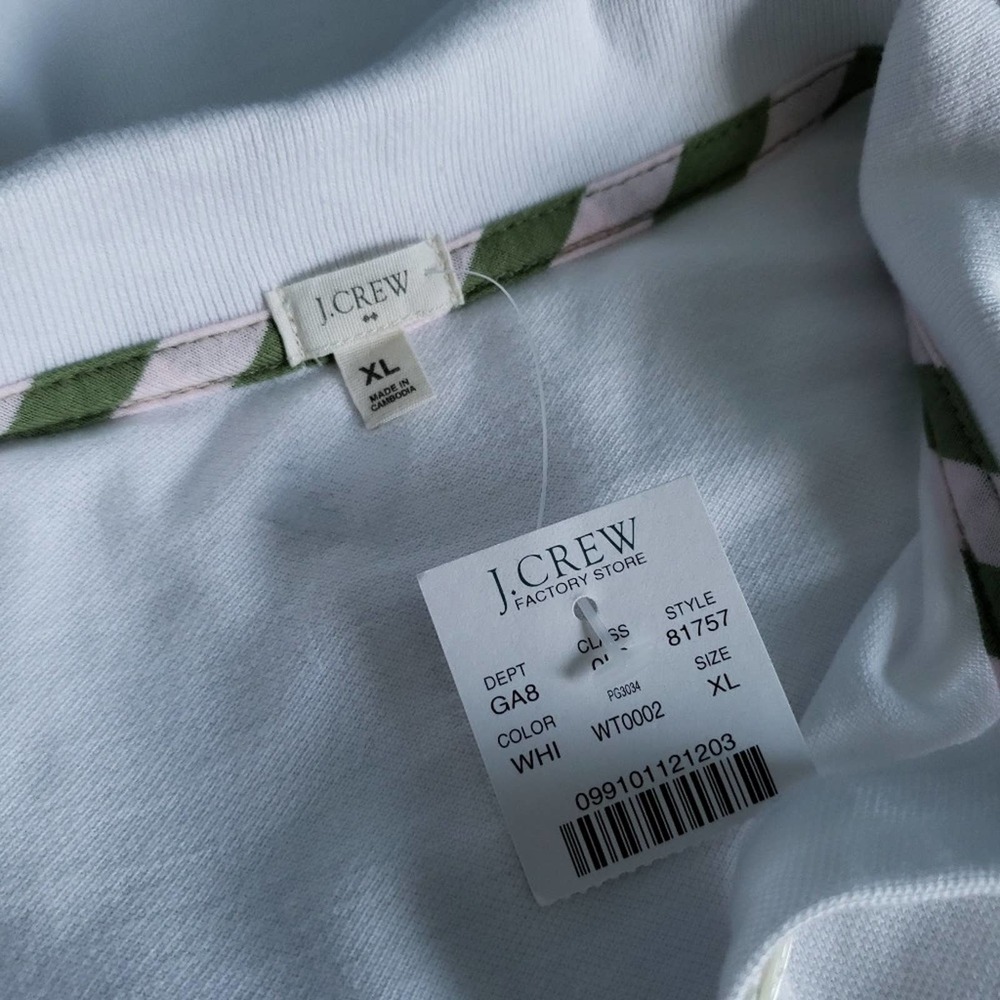 J. Crew Factory Short Sleeve Pique Polo - Picture 6 of 6
